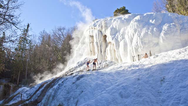 La cascata Balena Bianca