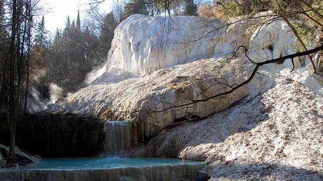 La cascata Balena Bianca